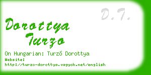dorottya turzo business card